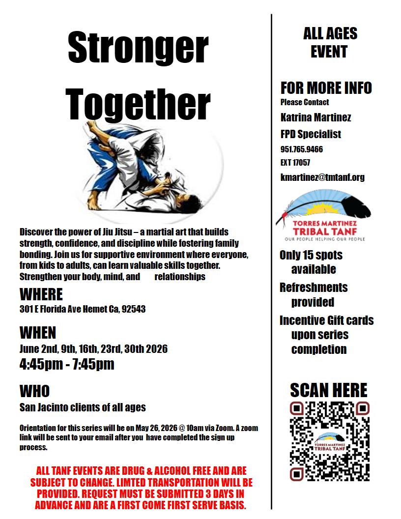Stronger Together Flyer